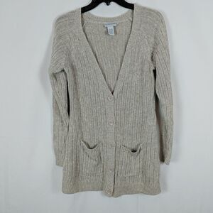 Soft Surroundings Women's Size Small Cream And Met